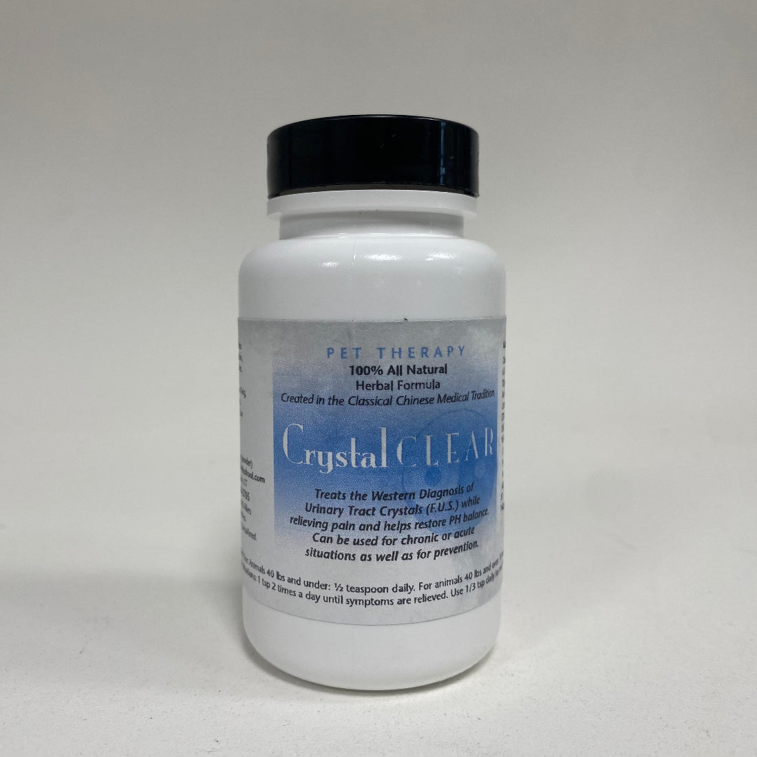 Crystal Clear: Herbal Supplement Treatment for Urinary Tract Crystals