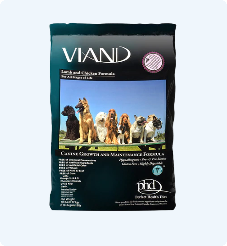 Natural Dog Food Made with Lamb Chicken Viand Pet ViandPet