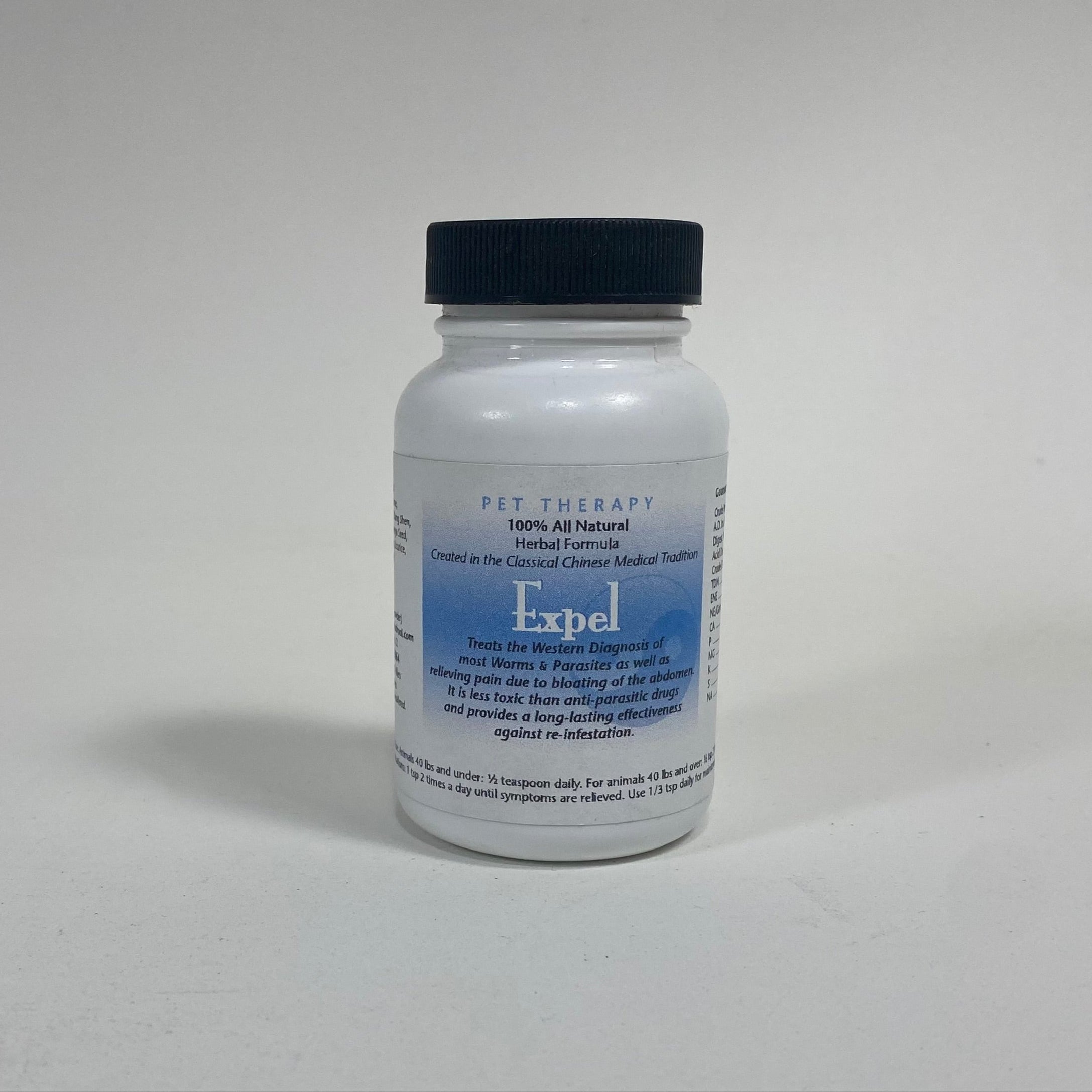 an image of a pet supplement called expel