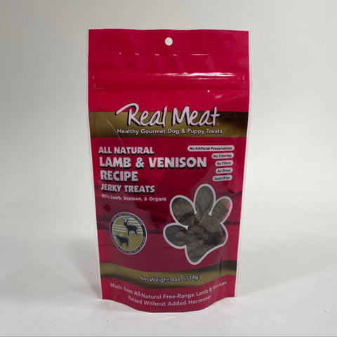 image of a bag of treats by the brand real meat